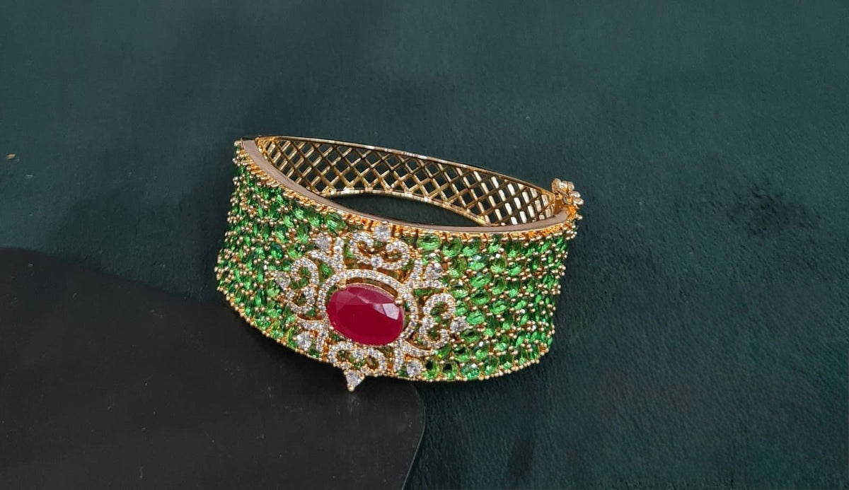 Cz Bracelet 08639 - KRISHNA'S SWETA JEWELLERY