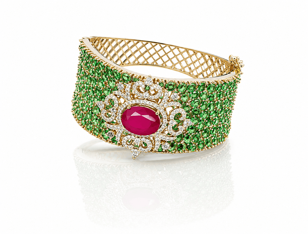 Cz Bracelet 08639 - KRISHNA'S SWETA JEWELLERY