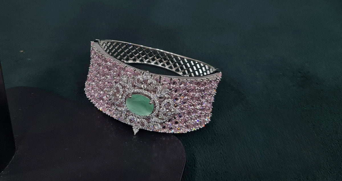 Cz Bracelet 08639 - KRISHNA'S SWETA JEWELLERY