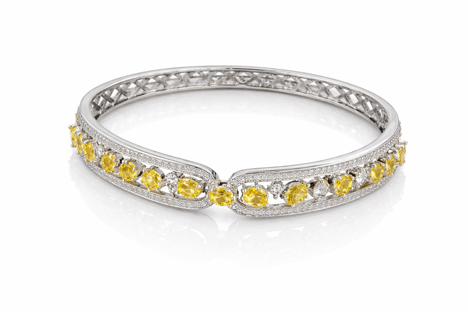 Cz Bracelet 09167 - KRISHNA'S SWETA JEWELLERY