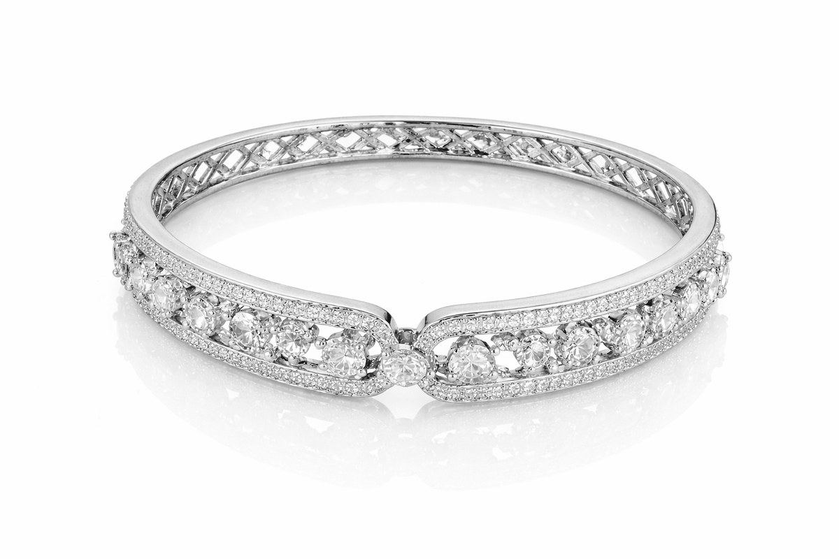 Cz Bracelet 09167 - KRISHNA'S SWETA JEWELLERY