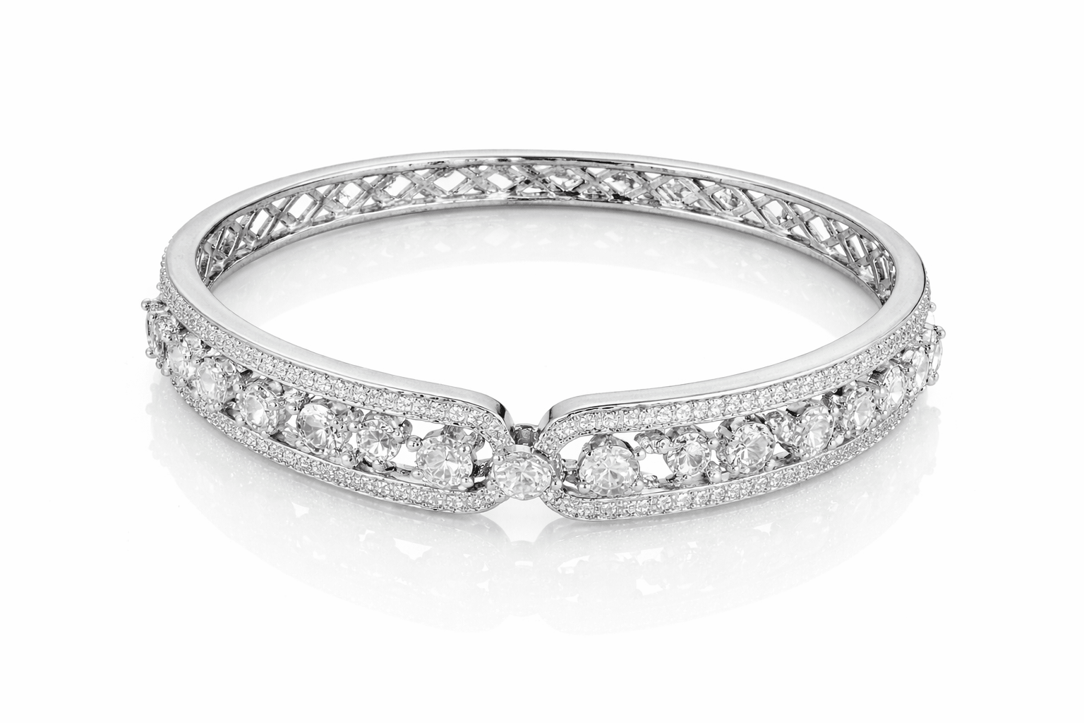 Cz Bracelet 09167 - KRISHNA'S SWETA JEWELLERY