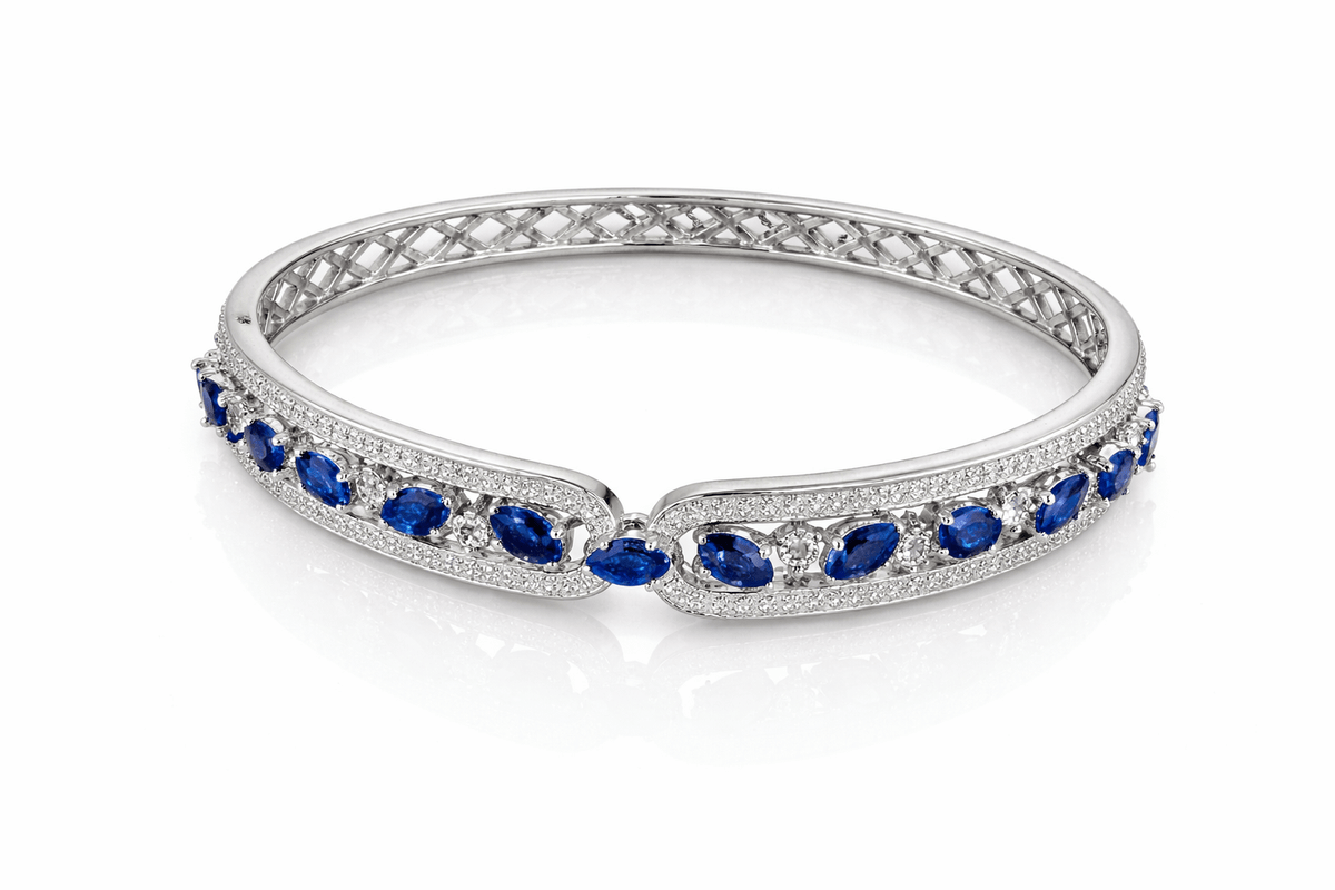 Cz Bracelet 09167 - KRISHNA'S SWETA JEWELLERY