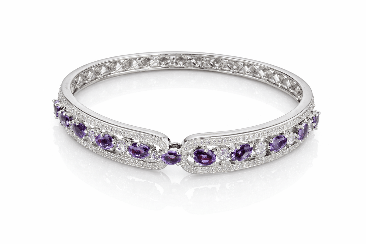 Cz Bracelet 09167 - KRISHNA'S SWETA JEWELLERY