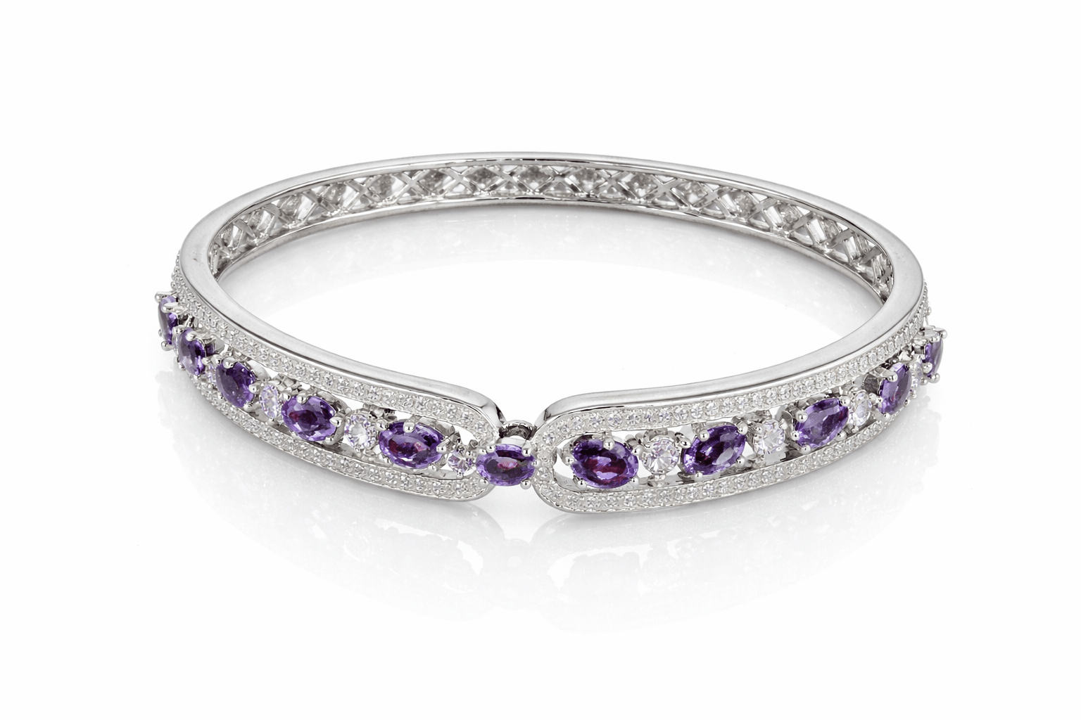 Cz Bracelet 09167 - KRISHNA'S SWETA JEWELLERY