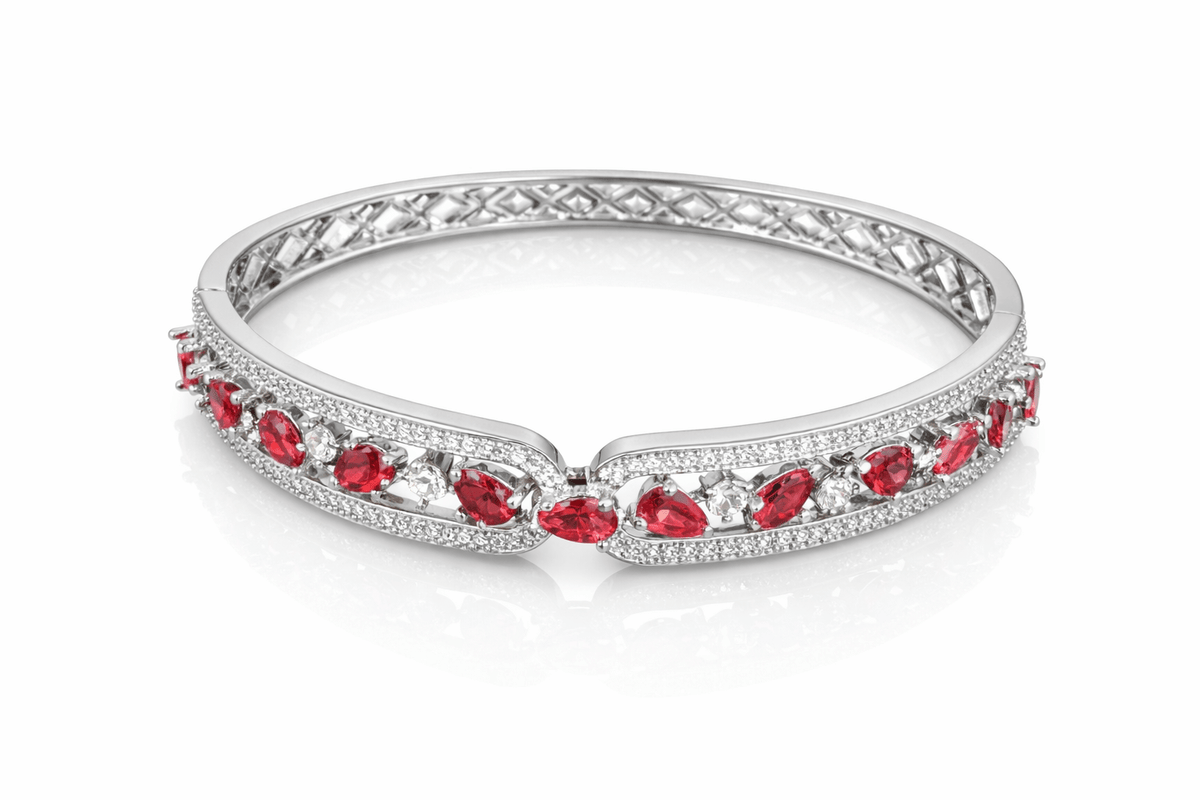 Cz Bracelet 09167 - KRISHNA'S SWETA JEWELLERY