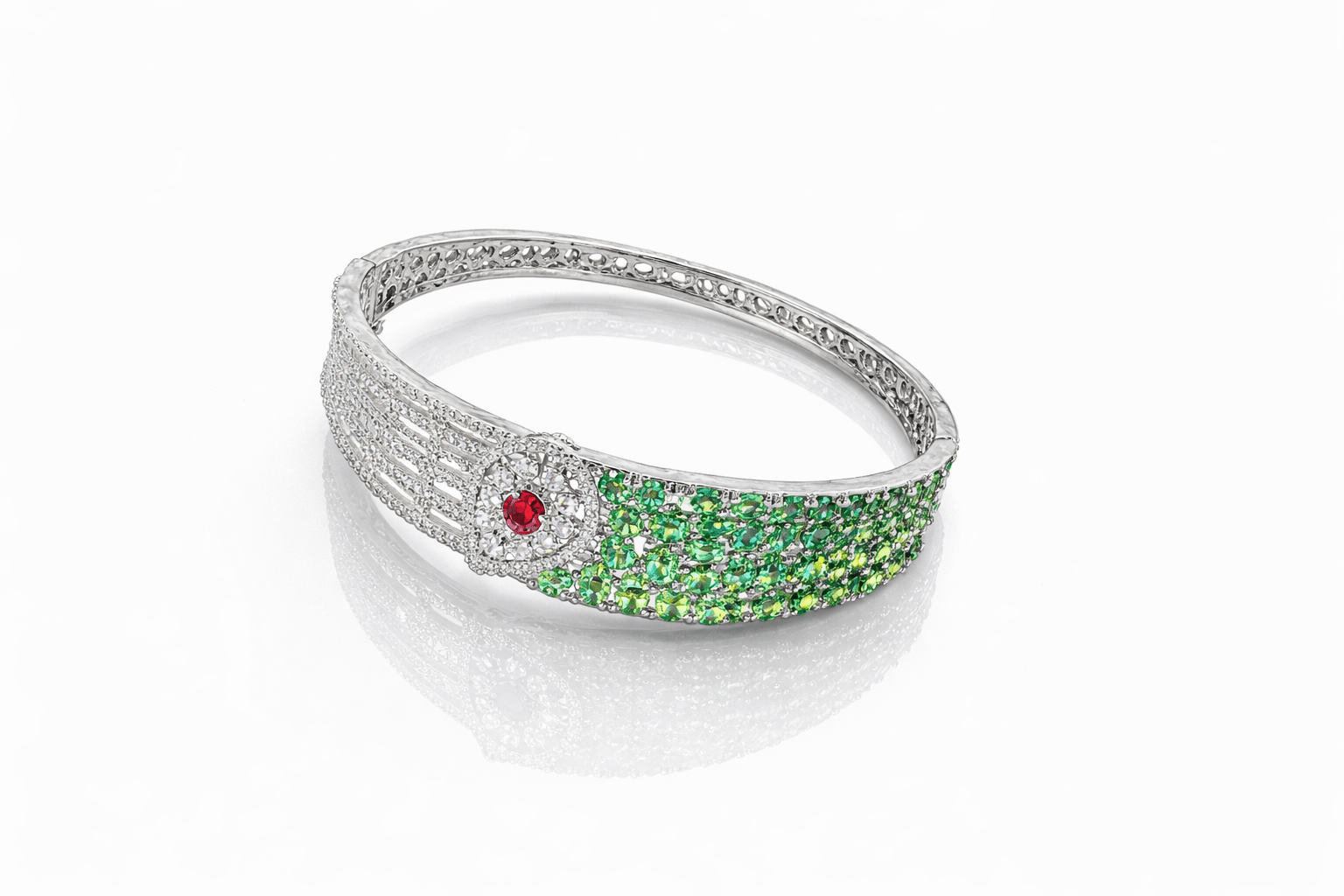 Cz Bracelet 09168 - KRISHNA'S SWETA JEWELLERY
