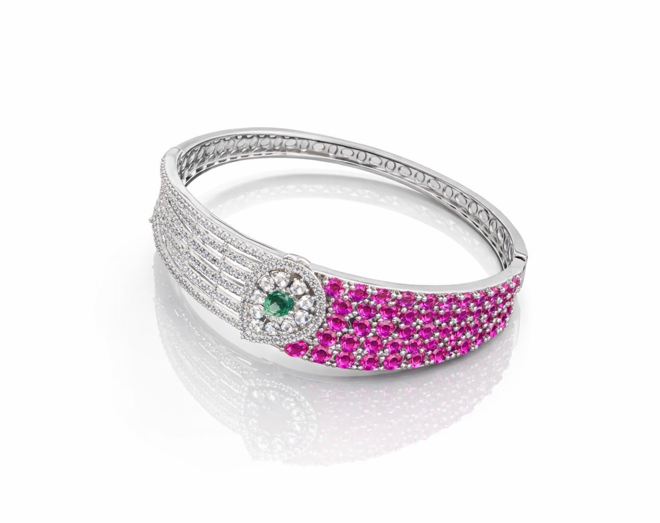 Cz Bracelet 09168 - KRISHNA'S SWETA JEWELLERY