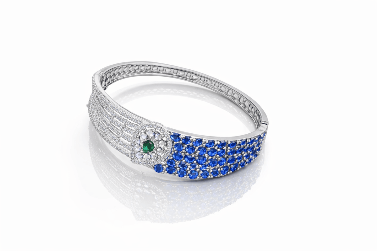 Cz Bracelet 09168 - KRISHNA'S SWETA JEWELLERY