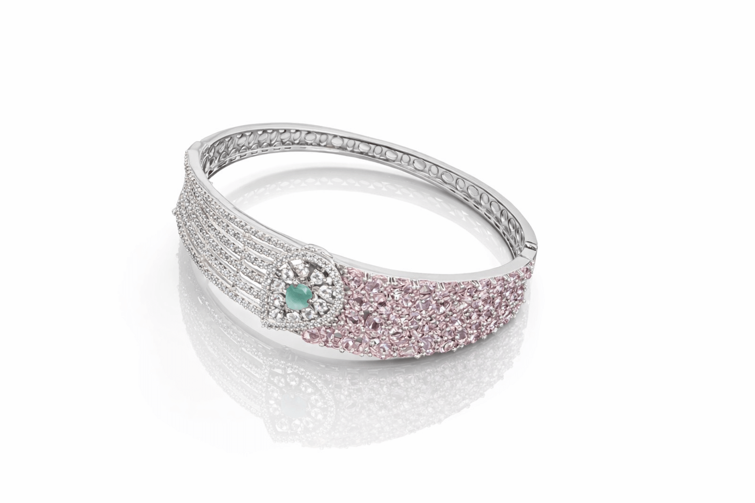 Cz Bracelet 09168 - KRISHNA'S SWETA JEWELLERY