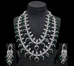 Cz bride necklace 01769 - KRISHNA'S SWETA JEWELLERY