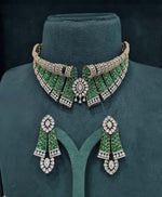 Cz Bride Set 05464 - KRISHNA'S SWETA JEWELLERY
