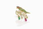 Cz Brooch 09424 - KRISHNA'S SWETA JEWELLERY