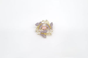 Cz Brooch 10571 - KRISHNA'S SWETA JEWELLERY