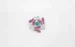 Cz Brooch 10571 - KRISHNA'S SWETA JEWELLERY