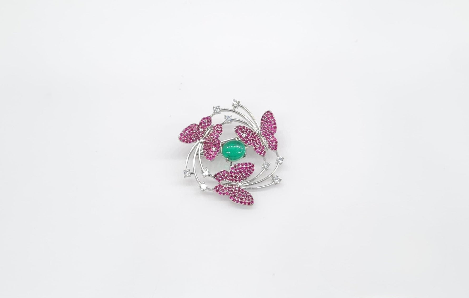 Cz Brooch 10571 - KRISHNA'S SWETA JEWELLERY
