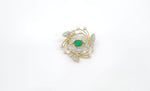 Cz Brooch 10571 - KRISHNA'S SWETA JEWELLERY