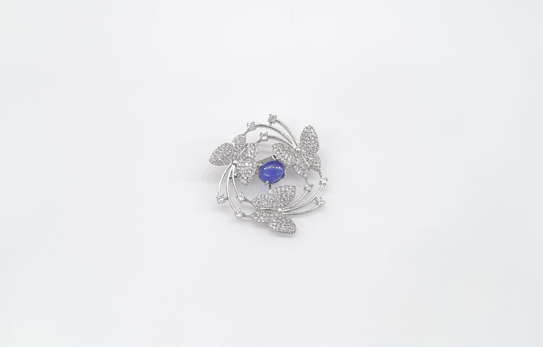 Cz Brooch 10571 - KRISHNA'S SWETA JEWELLERY