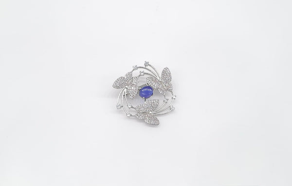 Cz Brooch 10571 - KRISHNA'S SWETA JEWELLERY