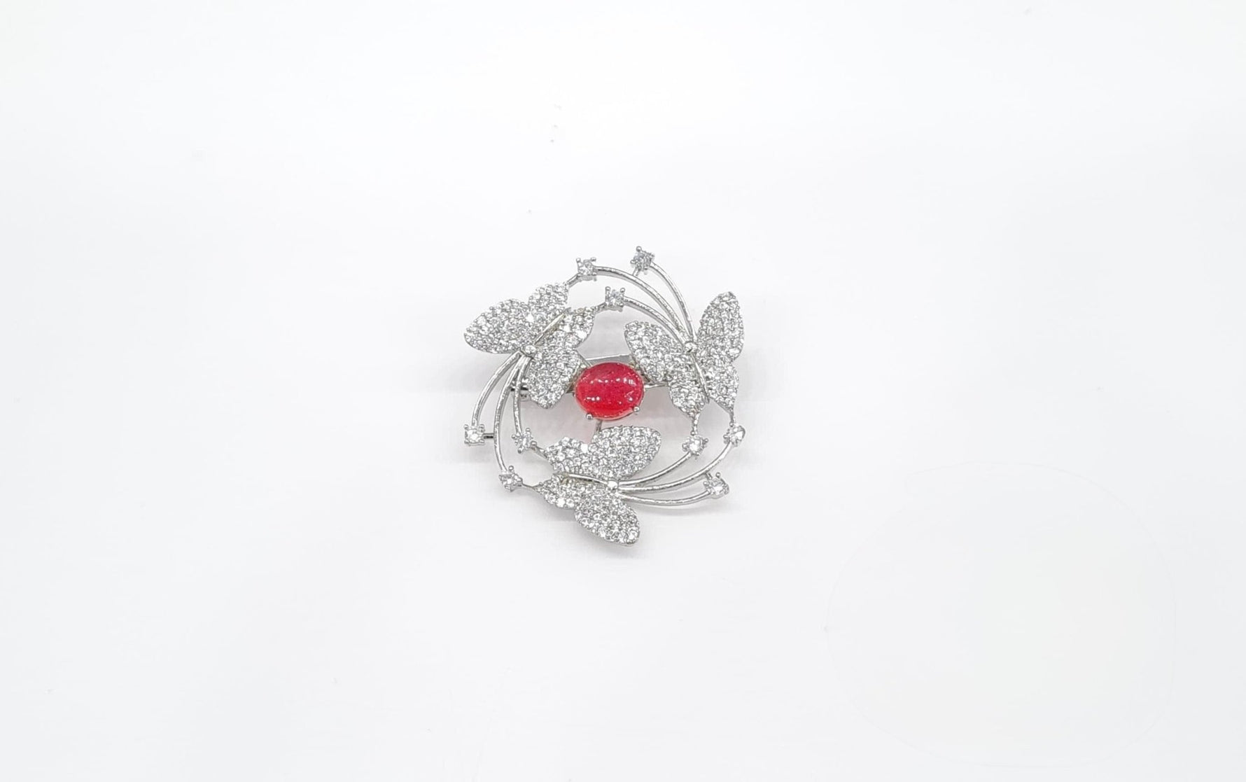 Cz Brooch 10571 - KRISHNA'S SWETA JEWELLERY