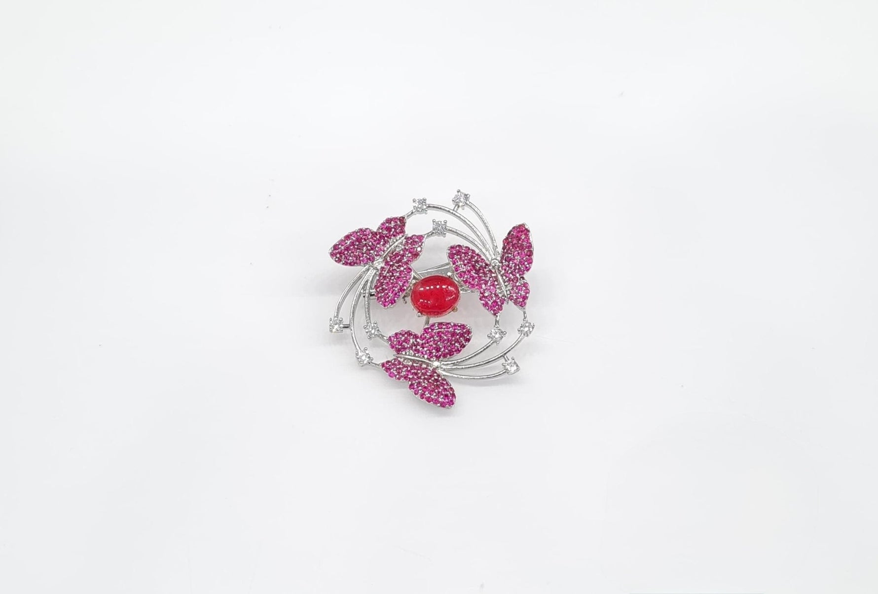 Cz Brooch 10571 - KRISHNA'S SWETA JEWELLERY