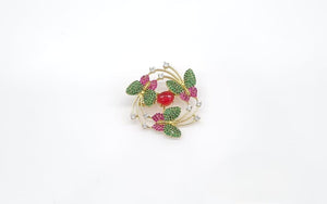 Cz Brooch 10571 - KRISHNA'S SWETA JEWELLERY