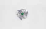 Cz Brooch 10571 - KRISHNA'S SWETA JEWELLERY