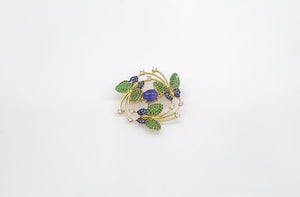 Cz Brooch 10571 - KRISHNA'S SWETA JEWELLERY