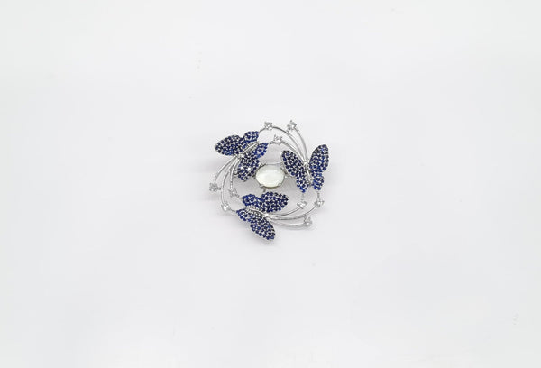 Cz Brooch 10571 - KRISHNA'S SWETA JEWELLERY