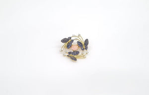 Cz Brooch 10571 - KRISHNA'S SWETA JEWELLERY