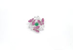 Cz Brooch 10571 - KRISHNA'S SWETA JEWELLERY