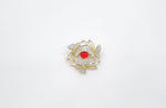 Cz Brooch 10571 - KRISHNA'S SWETA JEWELLERY