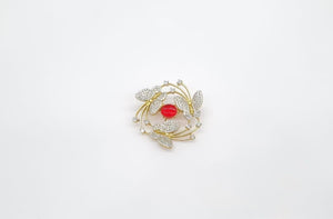 Cz Brooch 10571 - KRISHNA'S SWETA JEWELLERY