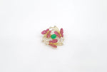 Cz Brooch 10571 - KRISHNA'S SWETA JEWELLERY