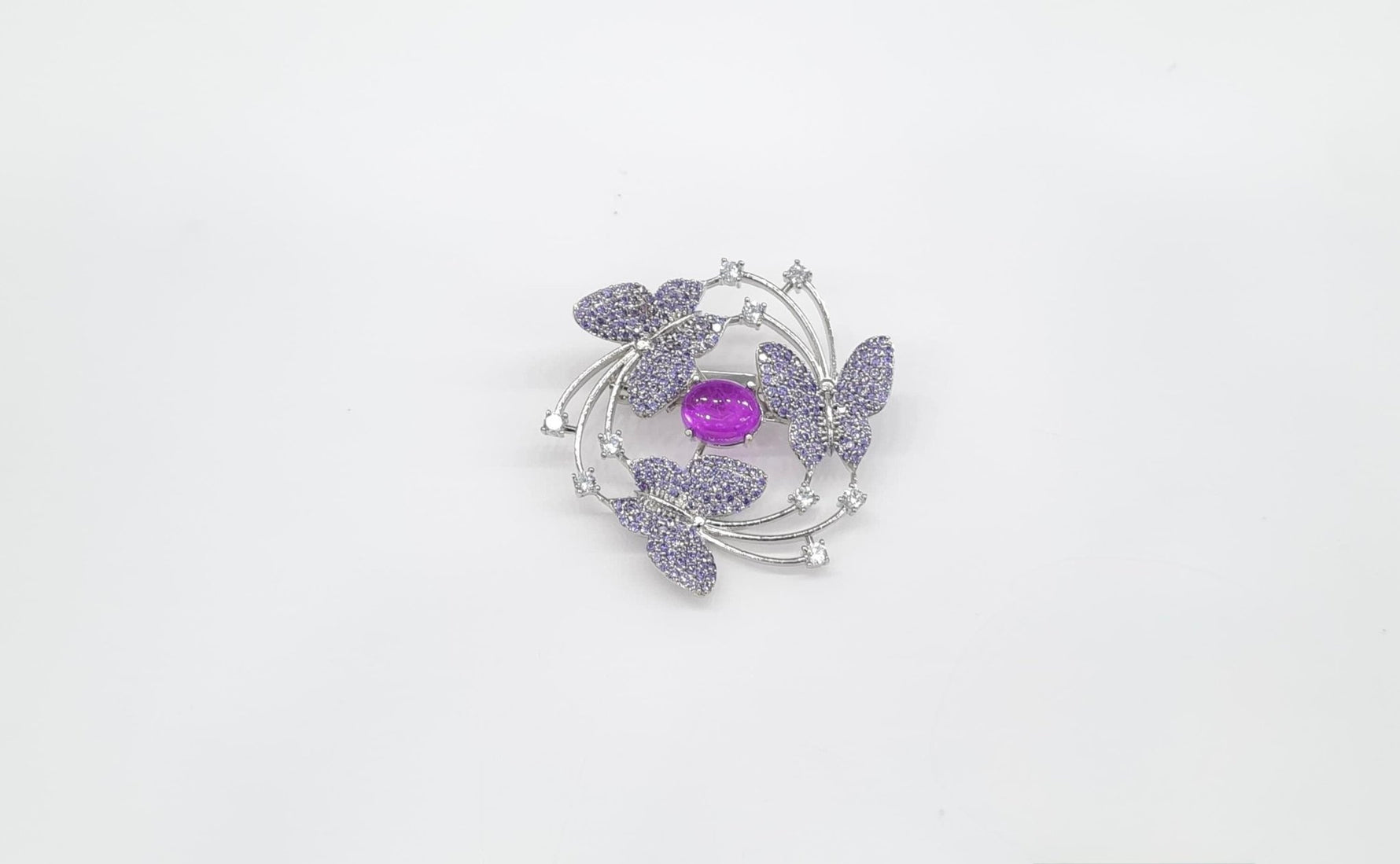 Cz Brooch 10571 - KRISHNA'S SWETA JEWELLERY
