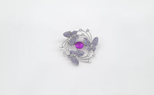Cz Brooch 10571 - KRISHNA'S SWETA JEWELLERY