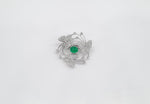 Cz Brooch 10571 - KRISHNA'S SWETA JEWELLERY