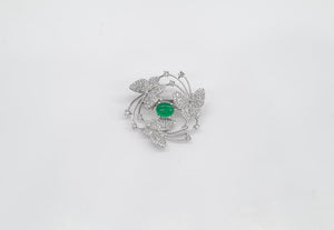 Cz Brooch 10571 - KRISHNA'S SWETA JEWELLERY