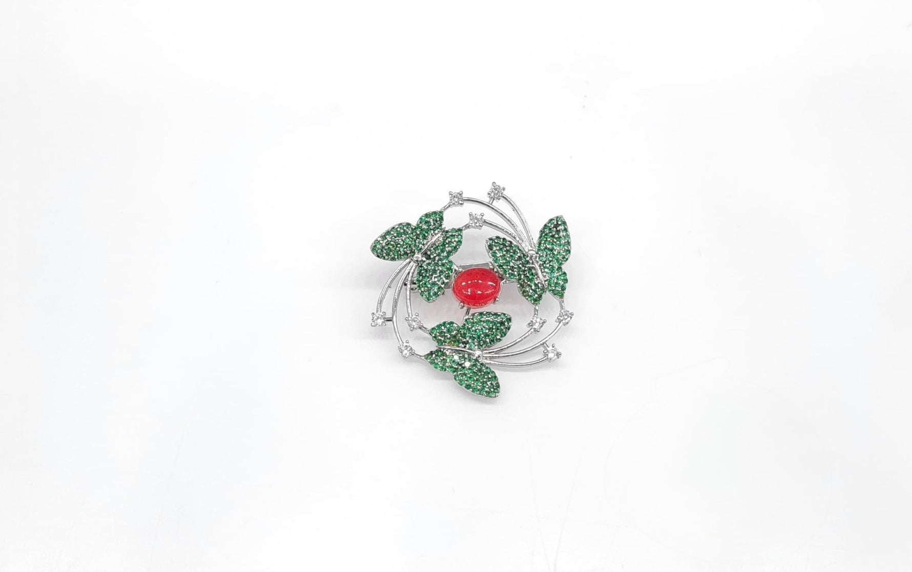 Cz Brooch 10571 - KRISHNA'S SWETA JEWELLERY