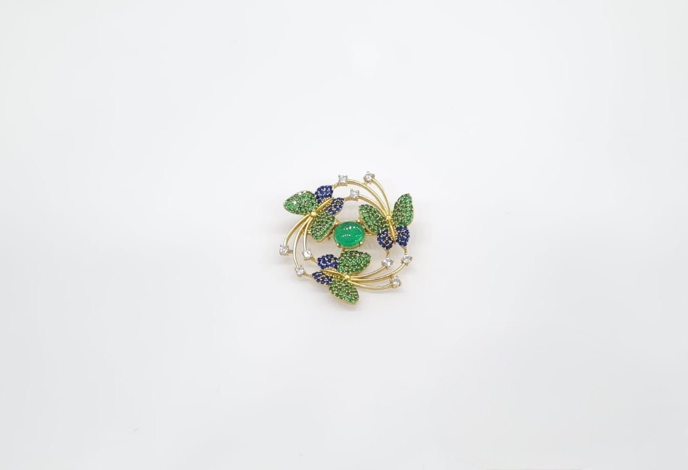Cz Brooch 10571 - KRISHNA'S SWETA JEWELLERY