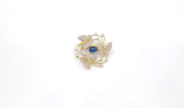 Cz Brooch 10571 - KRISHNA'S SWETA JEWELLERY