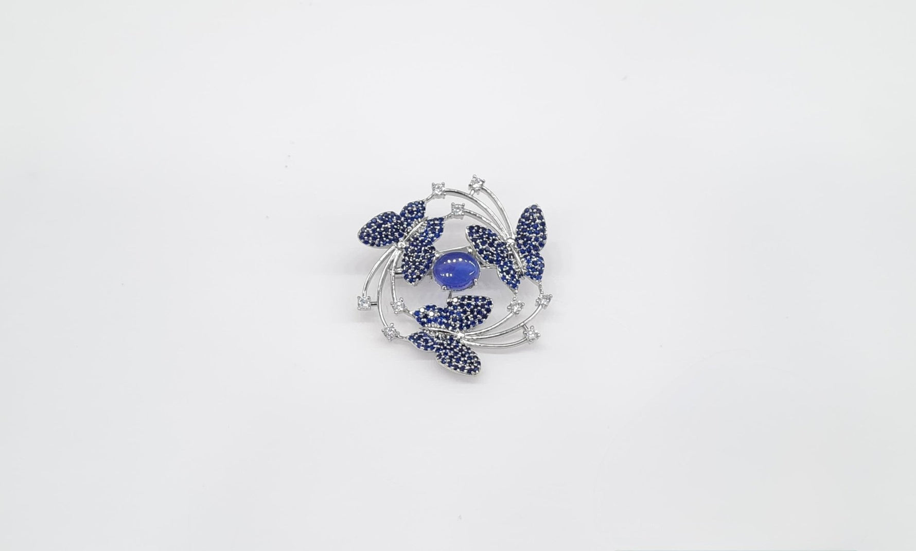 Cz Brooch 10571 - KRISHNA'S SWETA JEWELLERY