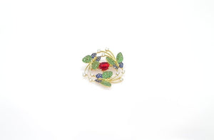 Cz Brooch 10571 - KRISHNA'S SWETA JEWELLERY