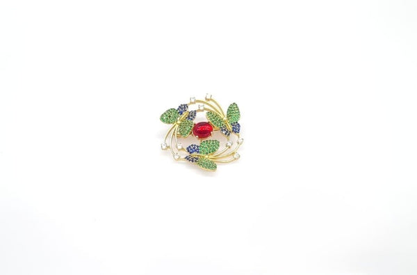 Cz Brooch 10571 - KRISHNA'S SWETA JEWELLERY