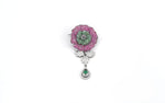 Cz Brooch 11100 - KRISHNA'S SWETA JEWELLERY