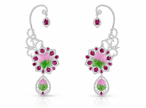 Cz Carving Earcuff 08883 - KRISHNA'S SWETA JEWELLERY