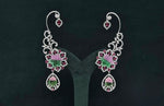 Cz Carving Earcuff 08883 - KRISHNA'S SWETA JEWELLERY