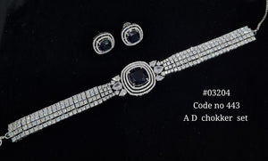 Cz Choker 03204 - KRISHNA'S SWETA JEWELLERY