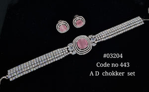Cz Choker 03204 - KRISHNA'S SWETA JEWELLERY