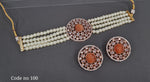 Cz Choker 03960 - KRISHNA'S SWETA JEWELLERY